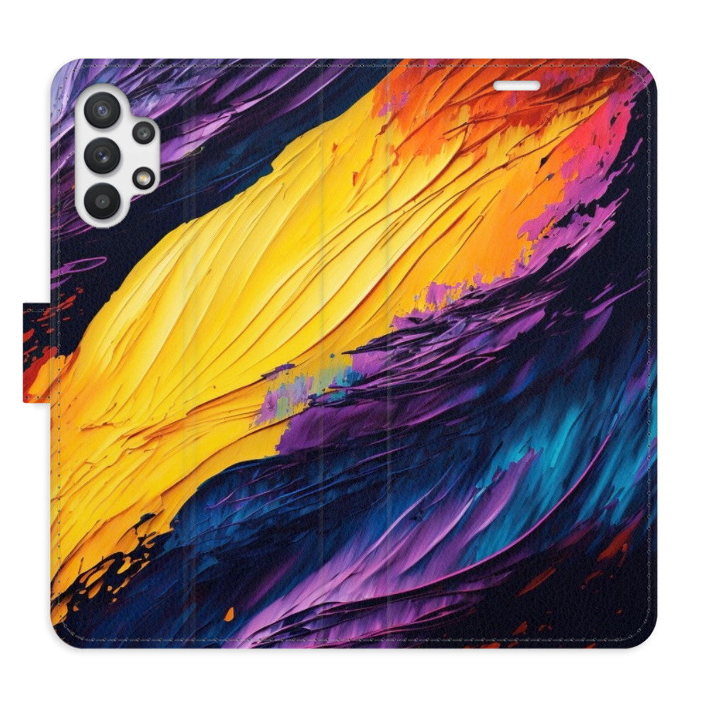 Flipové puzdro iSaprio - Fire Paint - Samsung Galaxy A32 5G
