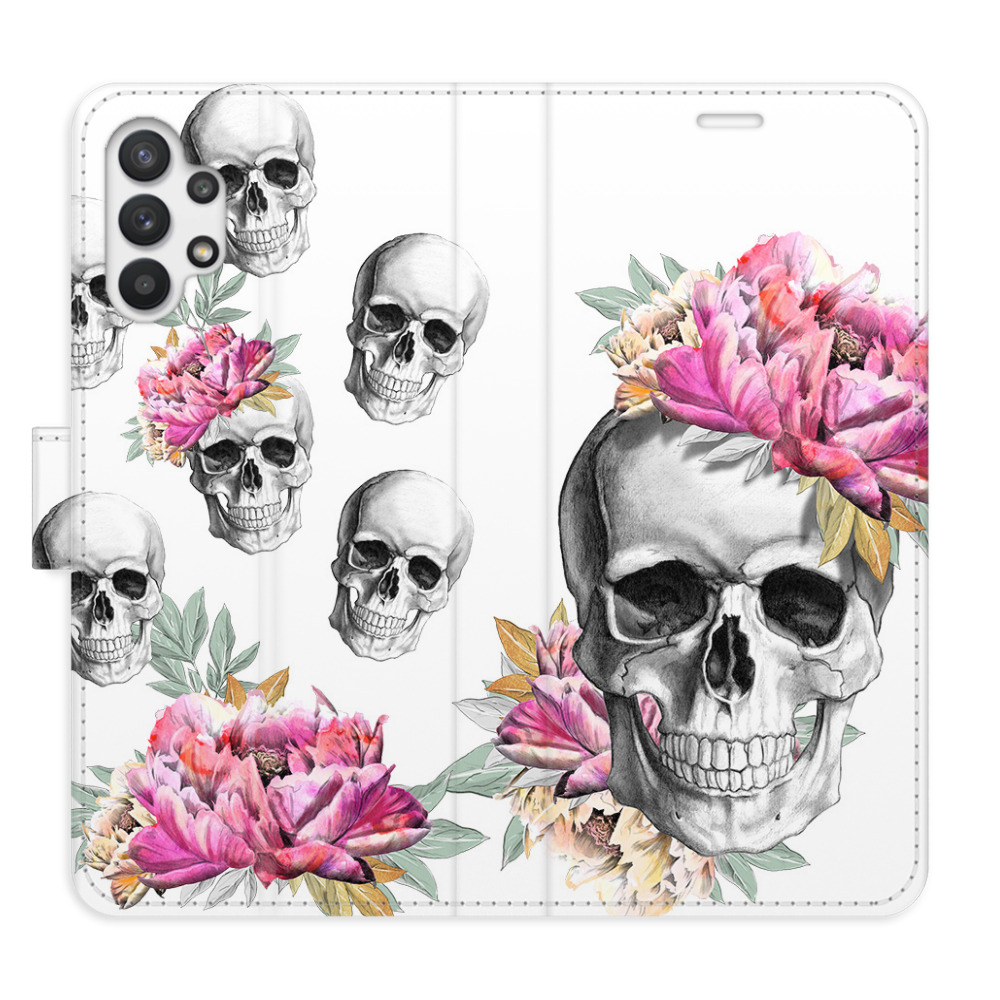 Flipové puzdro iSaprio - Crazy Skull - Samsung Galaxy A32 5G