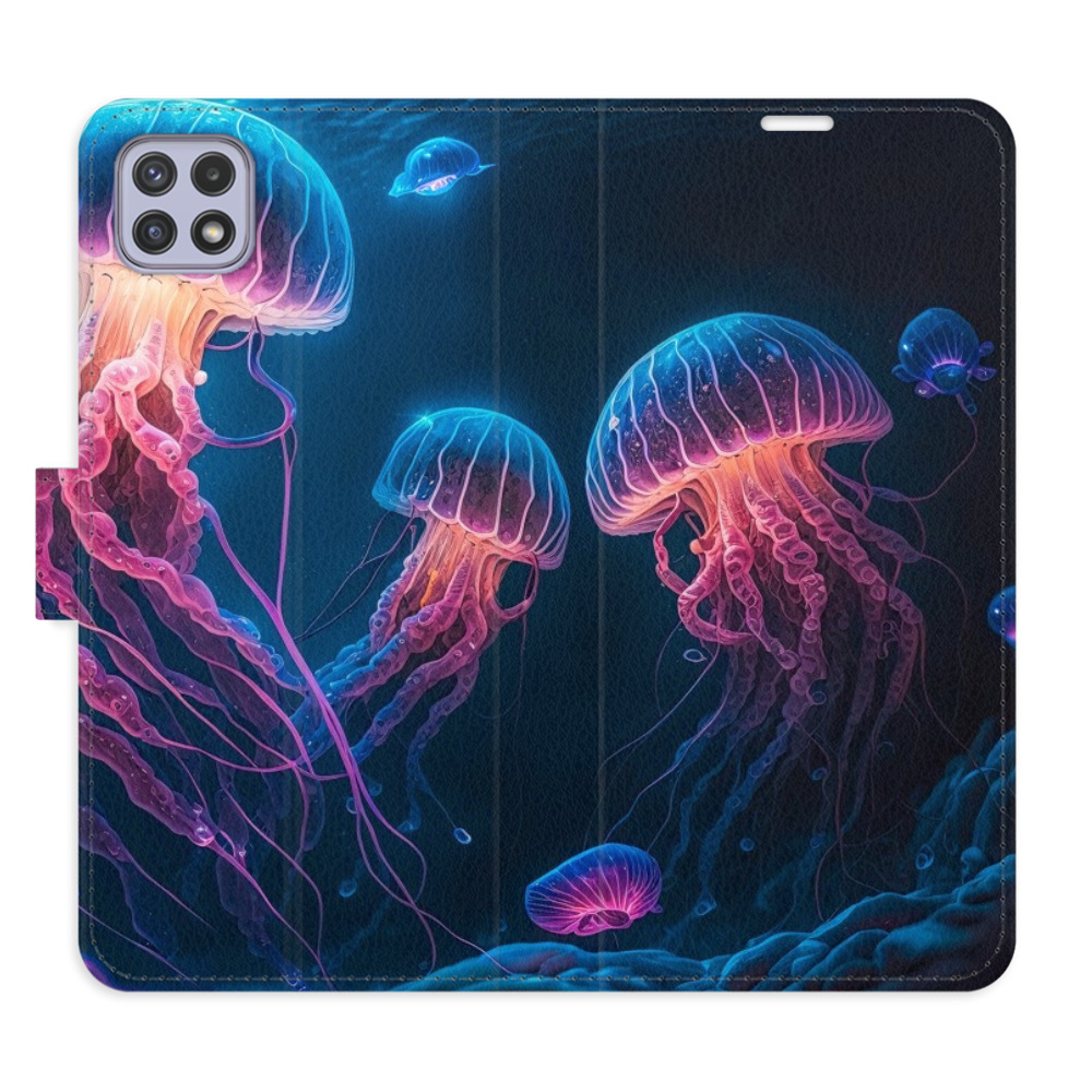 Flipové puzdro iSaprio - Jellyfish - Samsung Galaxy A22 5G