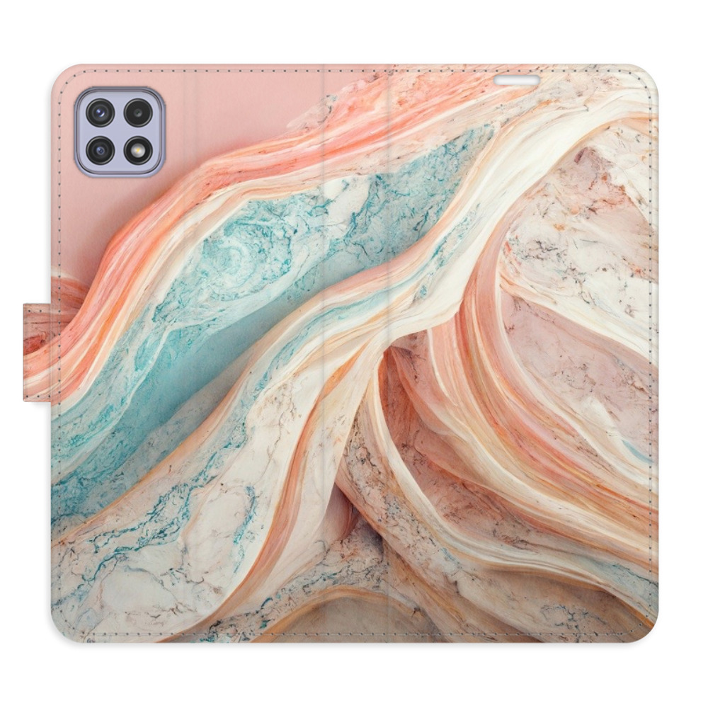 Flipové puzdro iSaprio - Colour Marble - Samsung Galaxy A22 5G