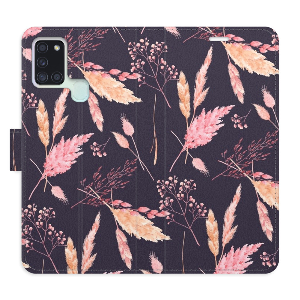 Flipové puzdro iSaprio - Ornamental Flowers 02 - Samsung Galaxy A21s