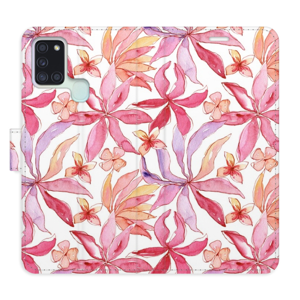 Flipové puzdro iSaprio - Flower Pattern 10 - Samsung Galaxy A21s