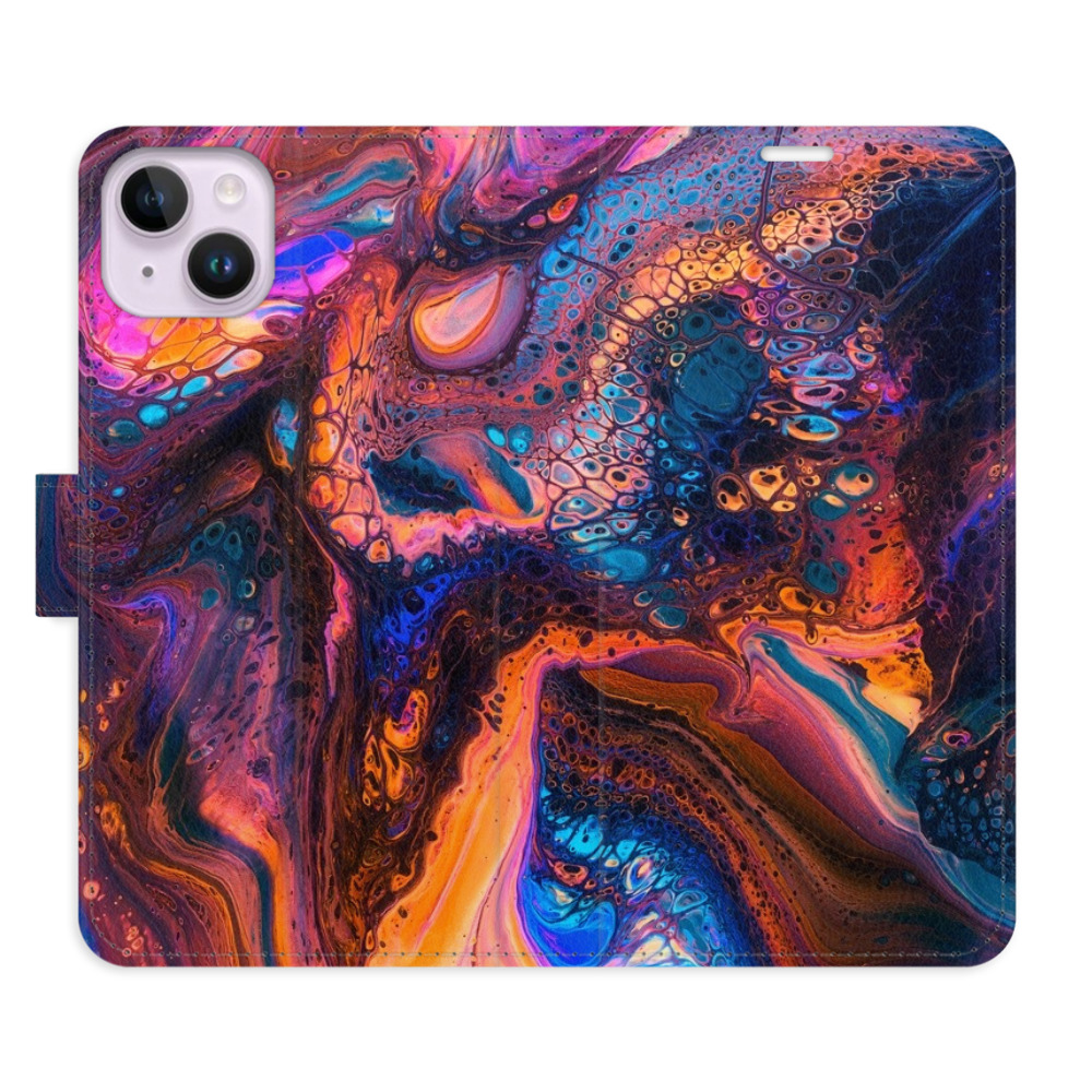 Flipové puzdro iSaprio - Magical Paint - iPhone 14 Plus