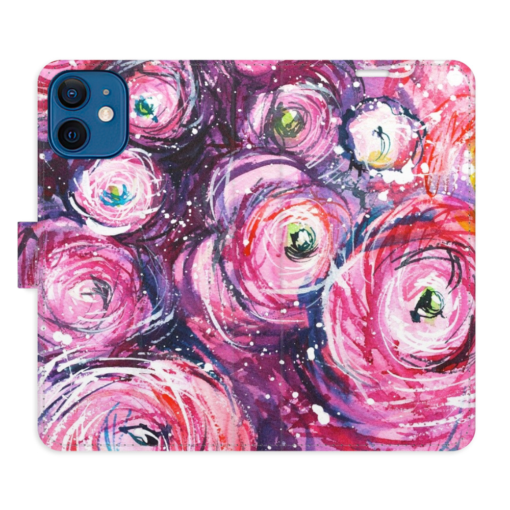 Flipové puzdro iSaprio - Retro Paint 02 - iPhone 12 mini