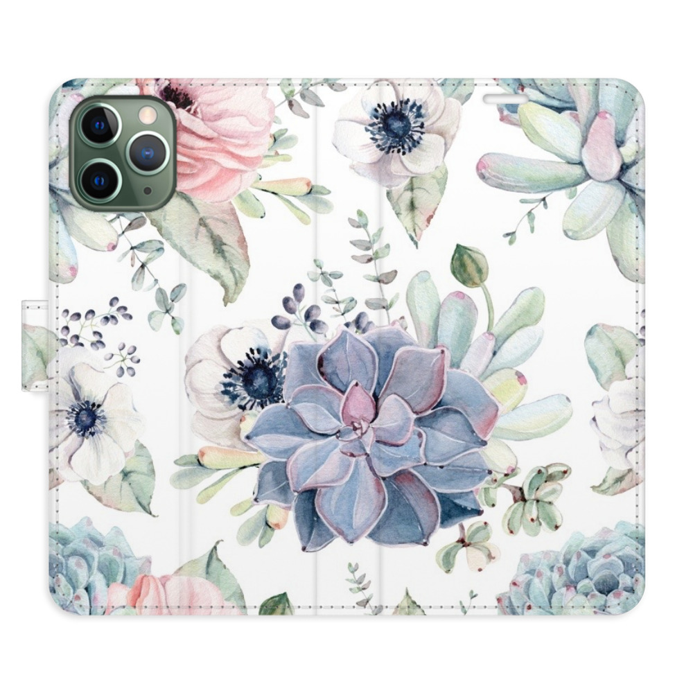 Flipové puzdro iSaprio - Succulents - iPhone 11 Pro