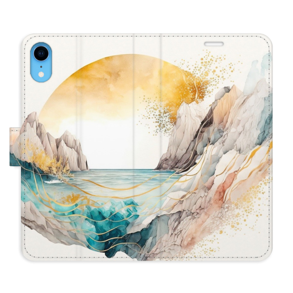 Flipové puzdro iSaprio - Winter in the Mountains - iPhone XR