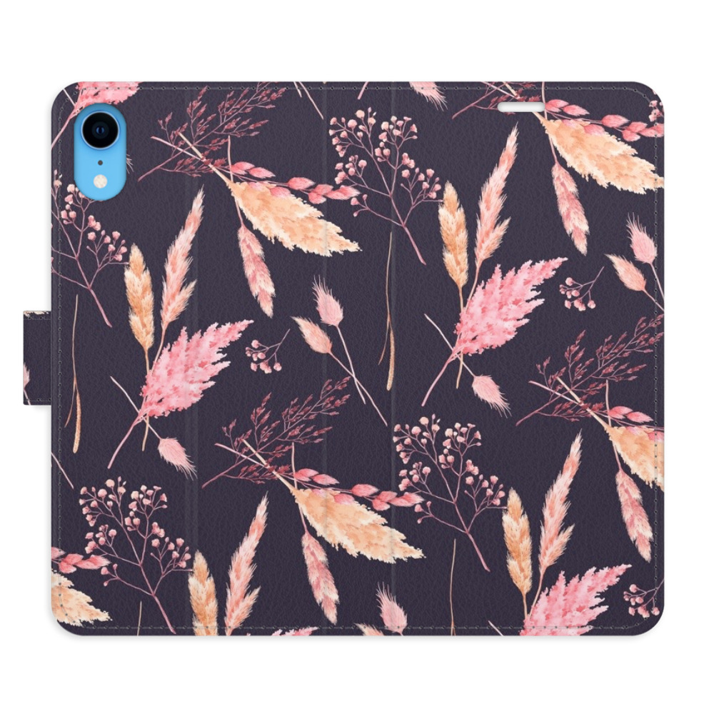 Flipové puzdro iSaprio - Ornamental Flowers 02 - iPhone XR