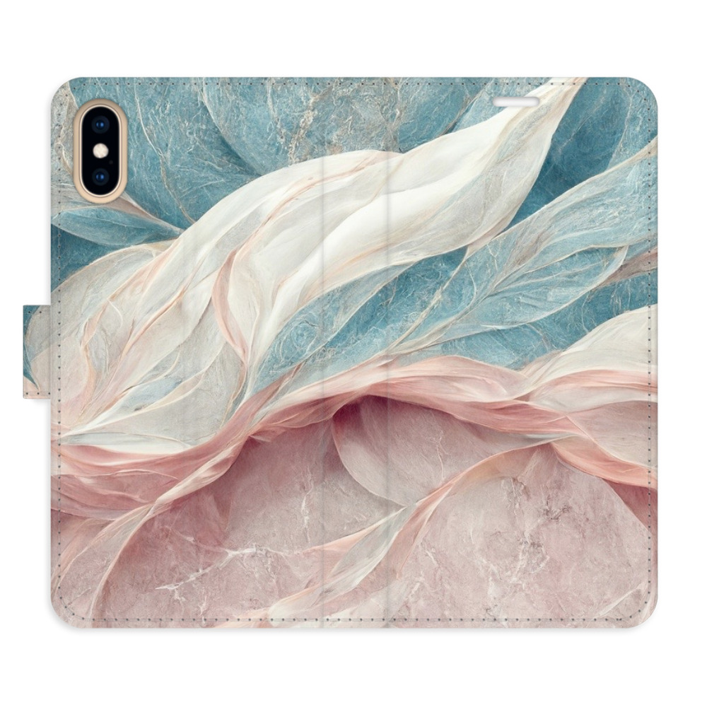 Flipové puzdro iSaprio - Old Leaves 03 - iPhone X/XS