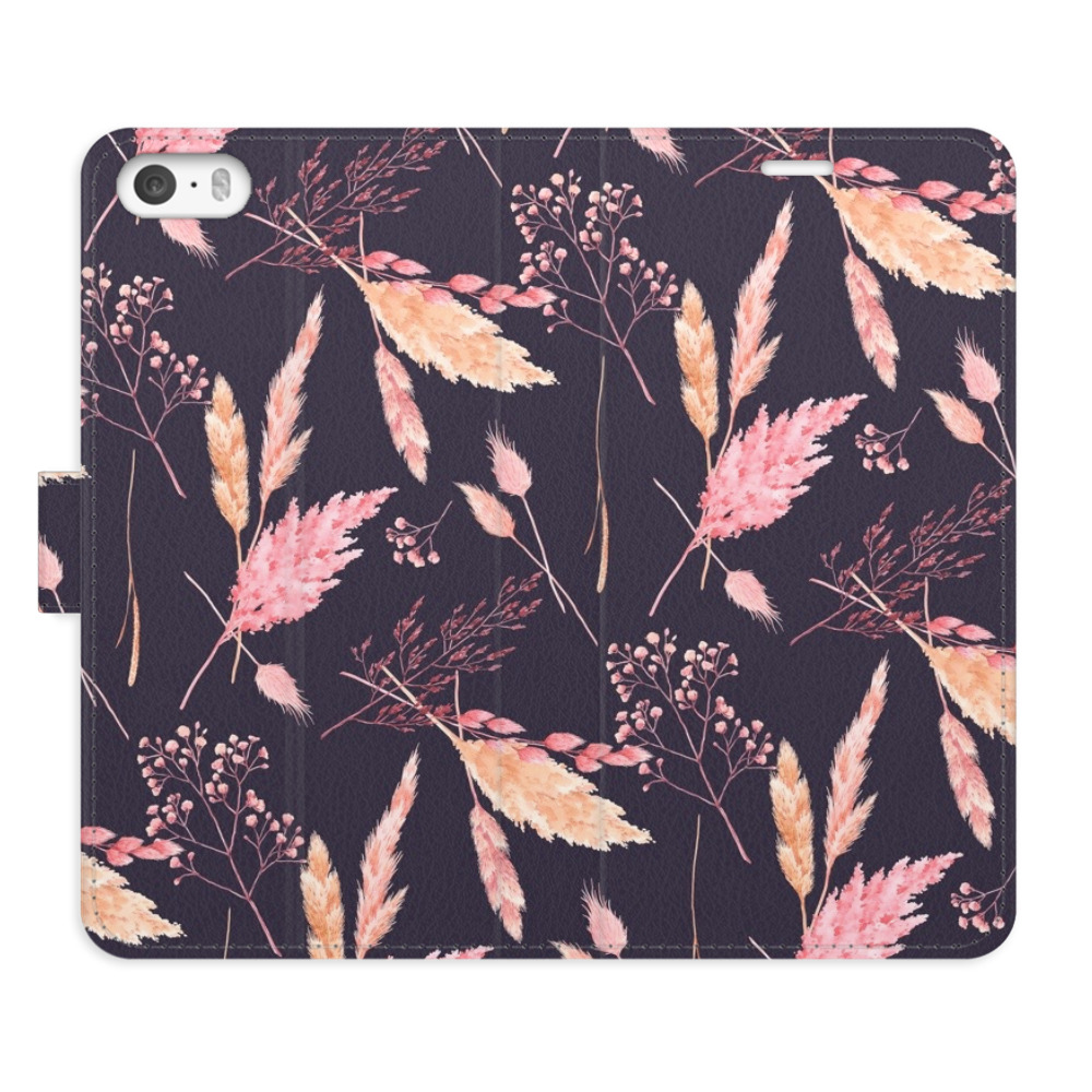 Flipové puzdro iSaprio - Ornamental Flowers 02 - iPhone 5/5S/SE