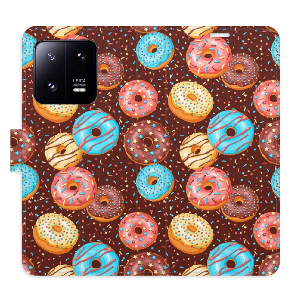 Flipové puzdro iSaprio - Donuts Pattern - Xiaomi 13 Pro
