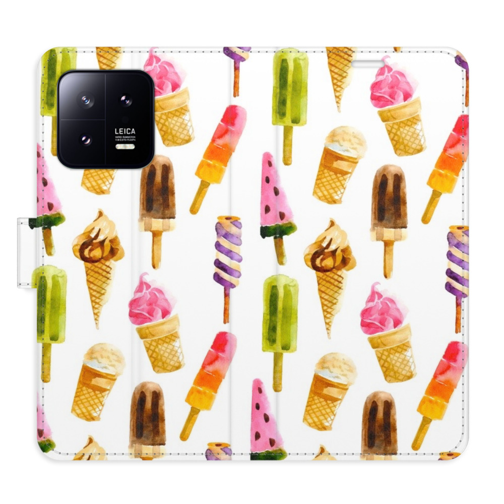 Flipové puzdro iSaprio - Ice Cream Pattern - Xiaomi 13