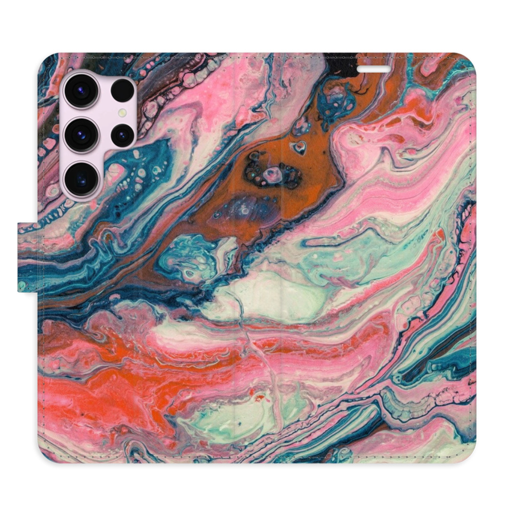 Flipové puzdro iSaprio - Retro Paint - Samsung Galaxy S23 Ultra