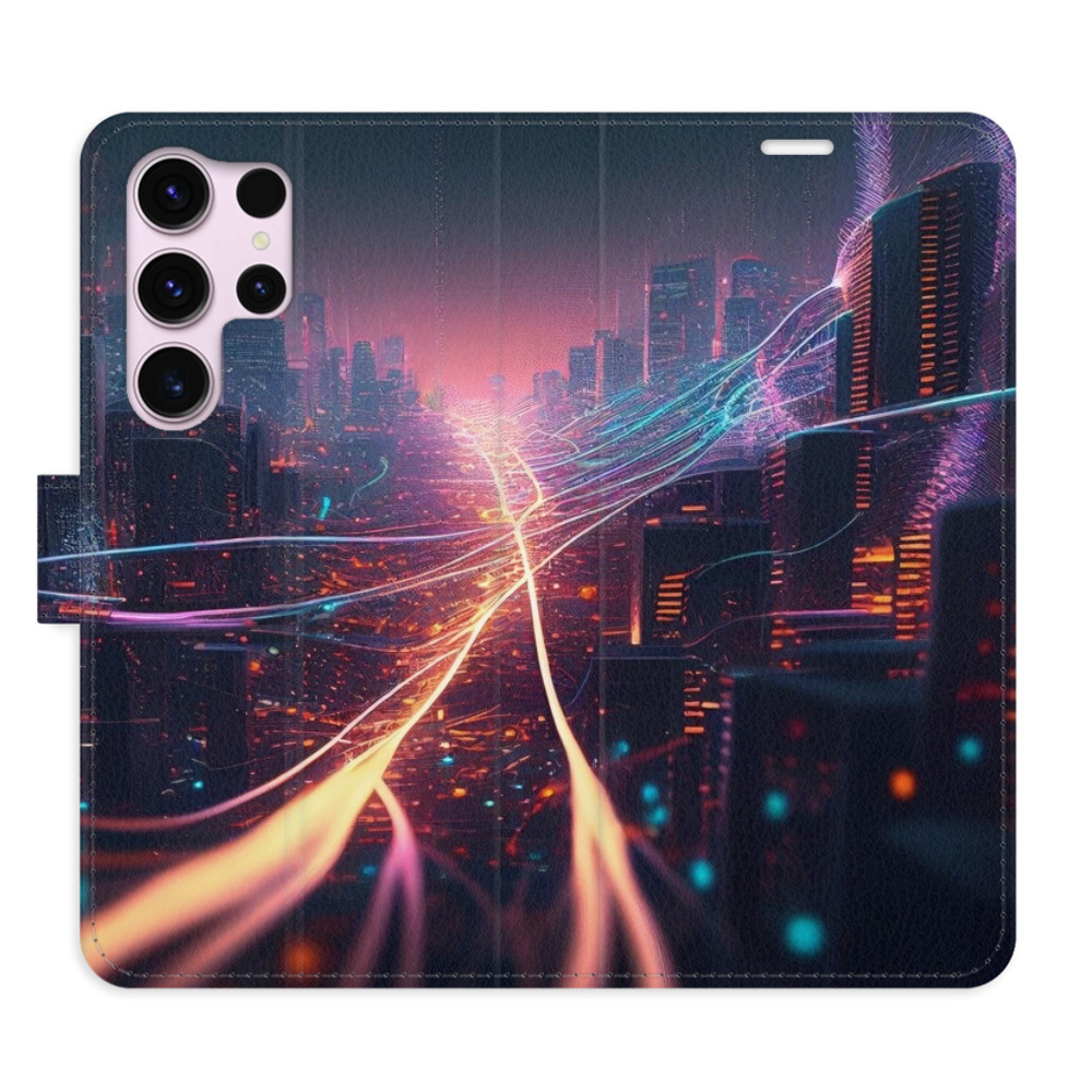 Flipové puzdro iSaprio - Modern City - Samsung Galaxy S23 Ultra