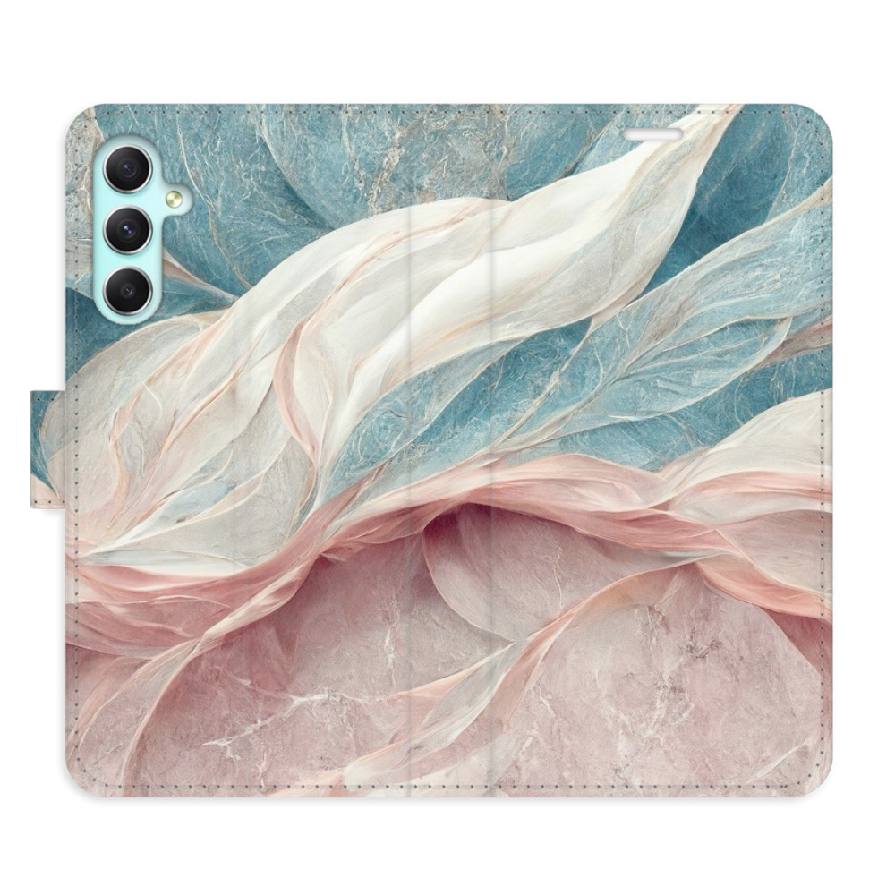 Flipové puzdro iSaprio - Old Leaves 03 - Samsung Galaxy A34 5G