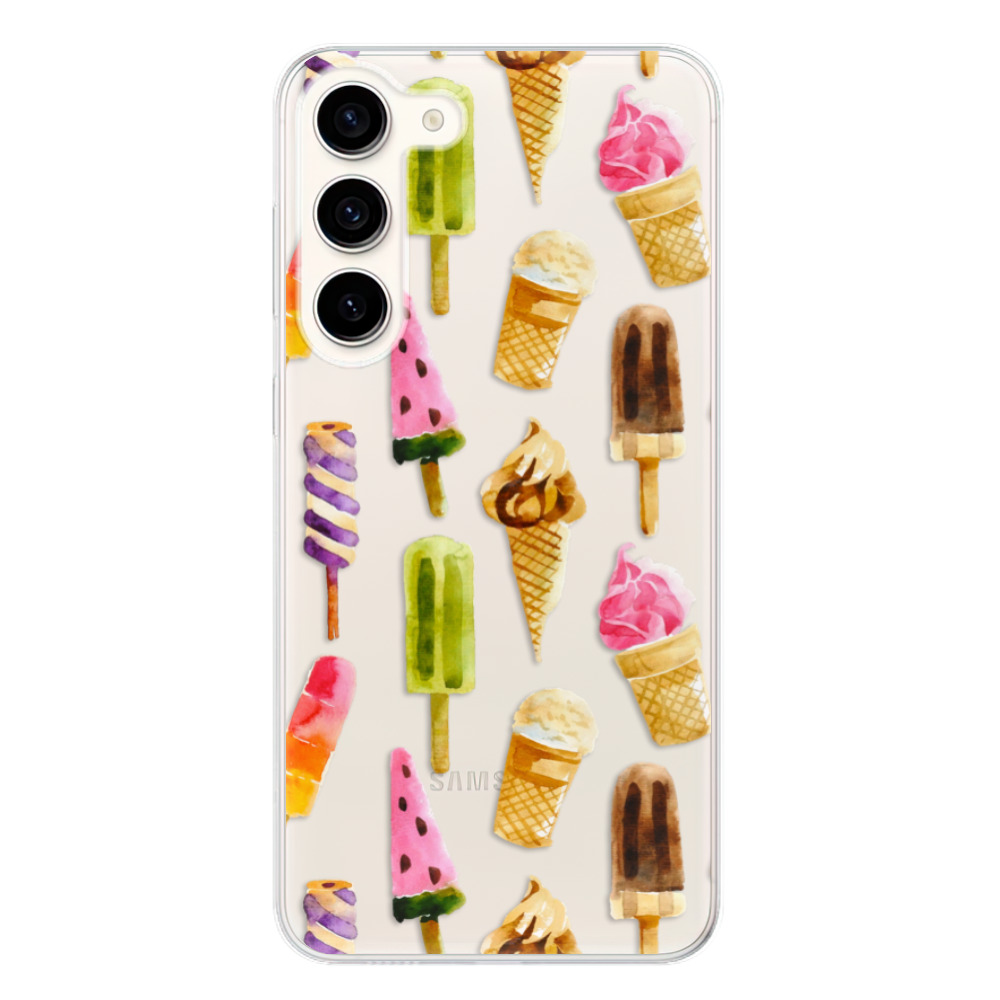 Odolné silikónové puzdro iSaprio - Ice Cream - Samsung Galaxy S23+ 5G