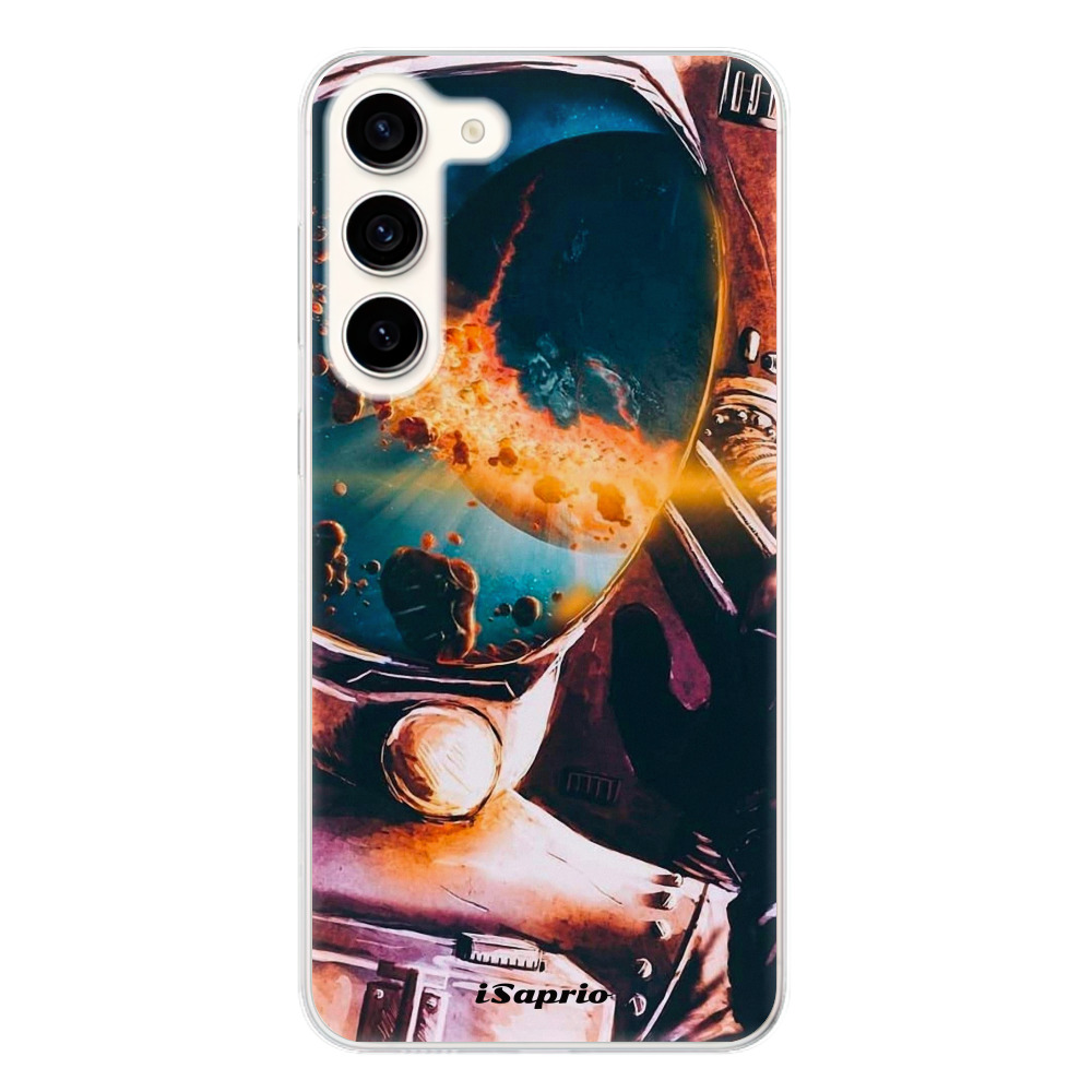 Odolné silikónové puzdro iSaprio - Astronaut 01 - Samsung Galaxy S23+ 5G