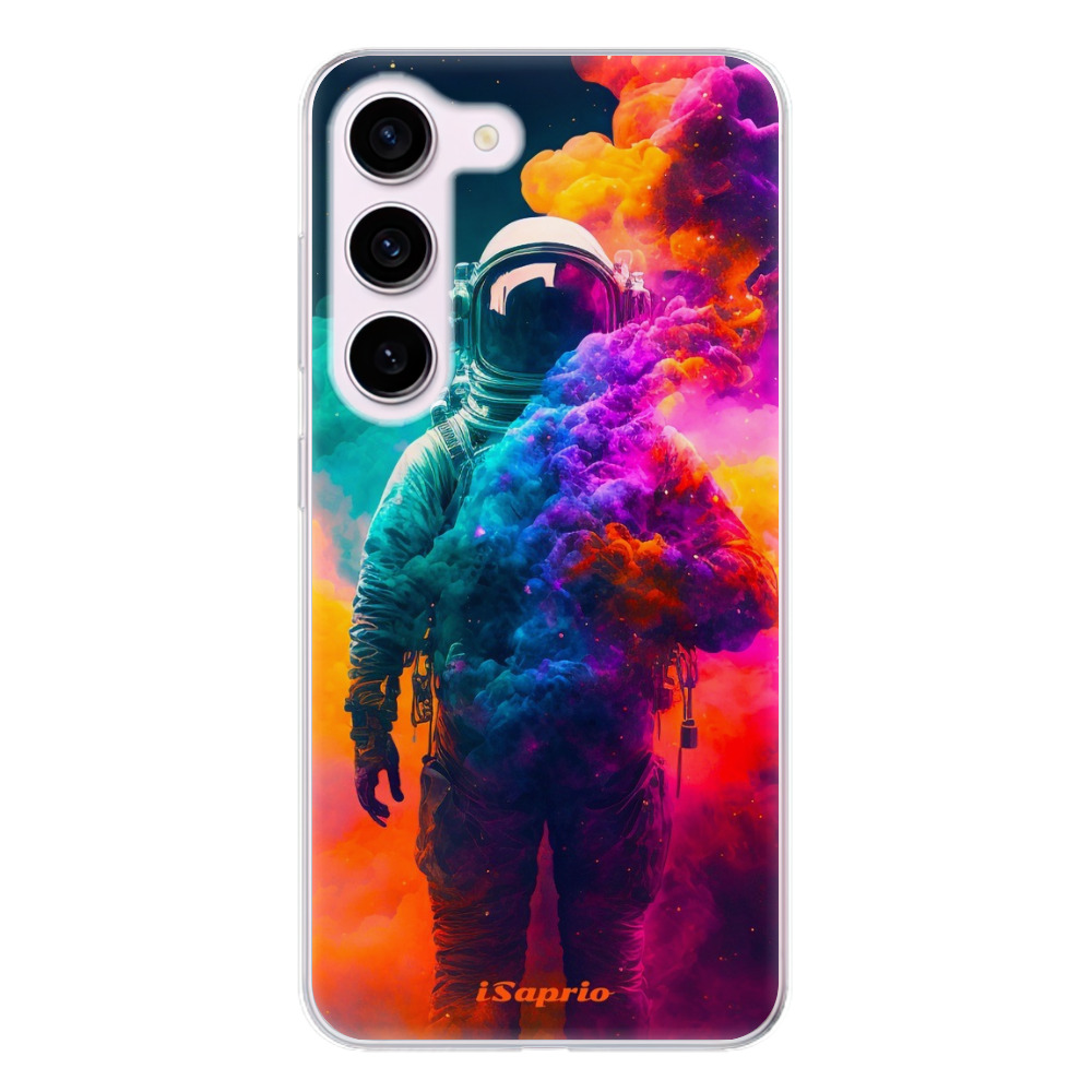 Odolné silikónové puzdro iSaprio - Astronaut in Colors - Samsung Galaxy S23 5G