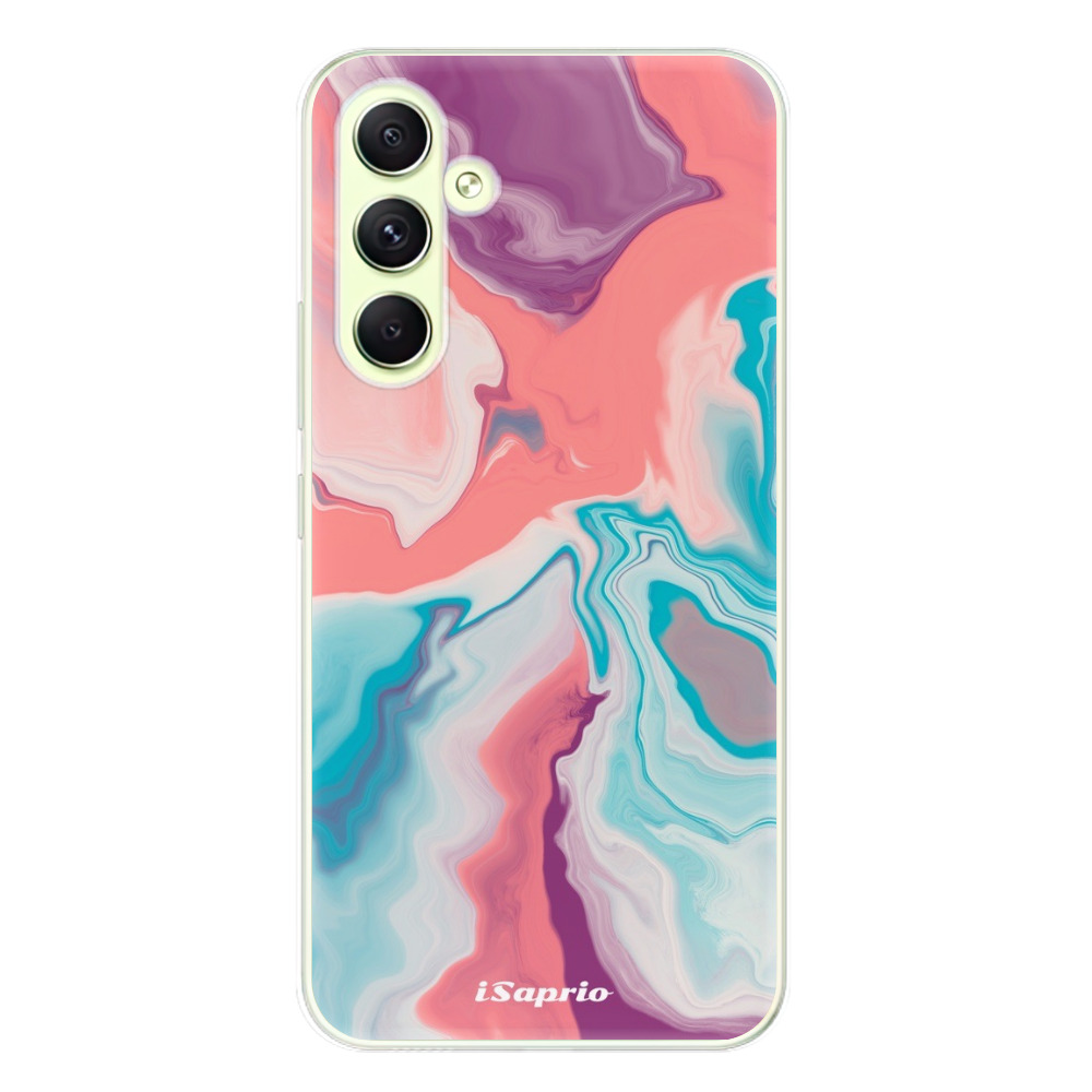 Odolné silikónové puzdro iSaprio - New Liquid - Samsung Galaxy A54 5G