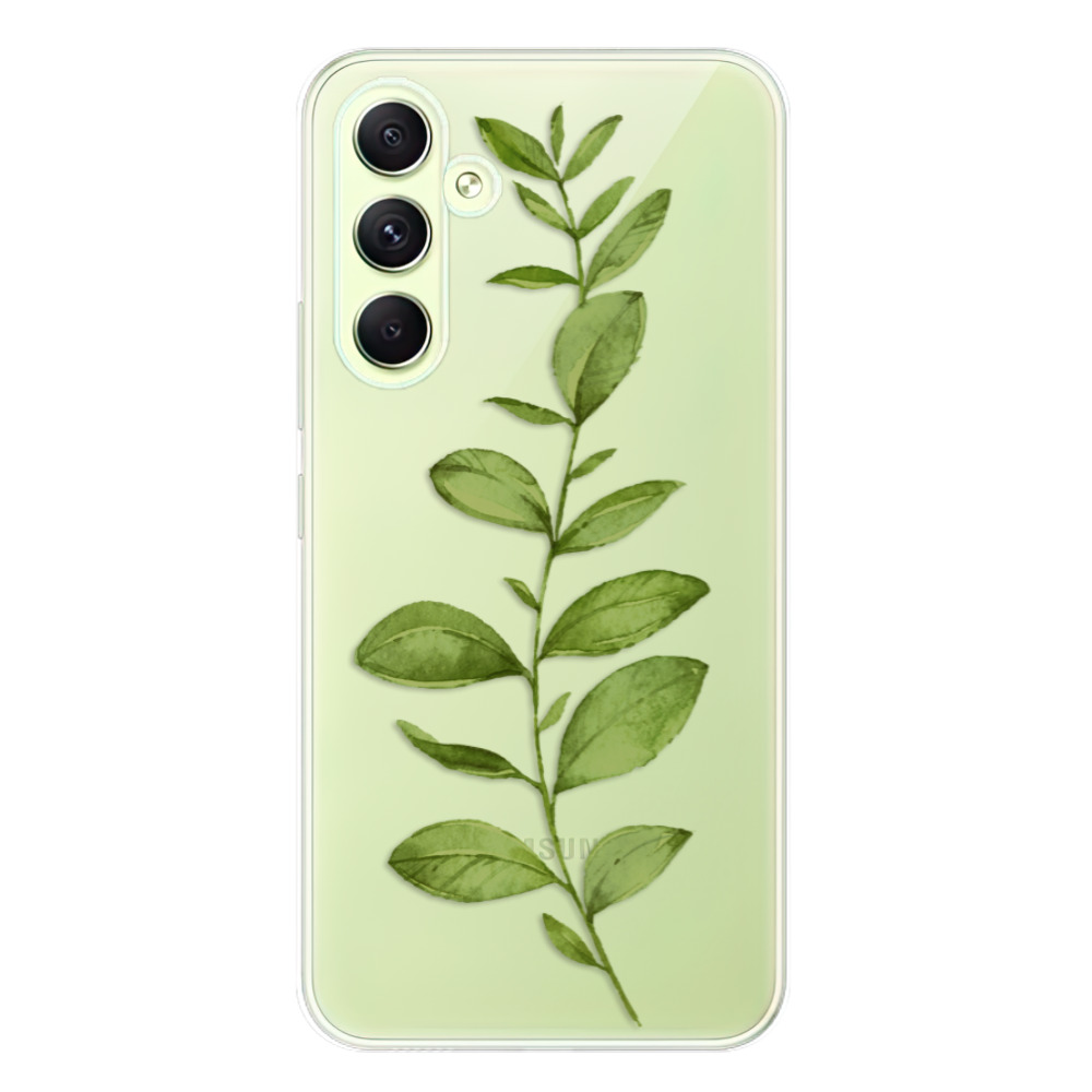 Odolné silikónové puzdro iSaprio - Green Plant 01 - Samsung Galaxy A54 5G
