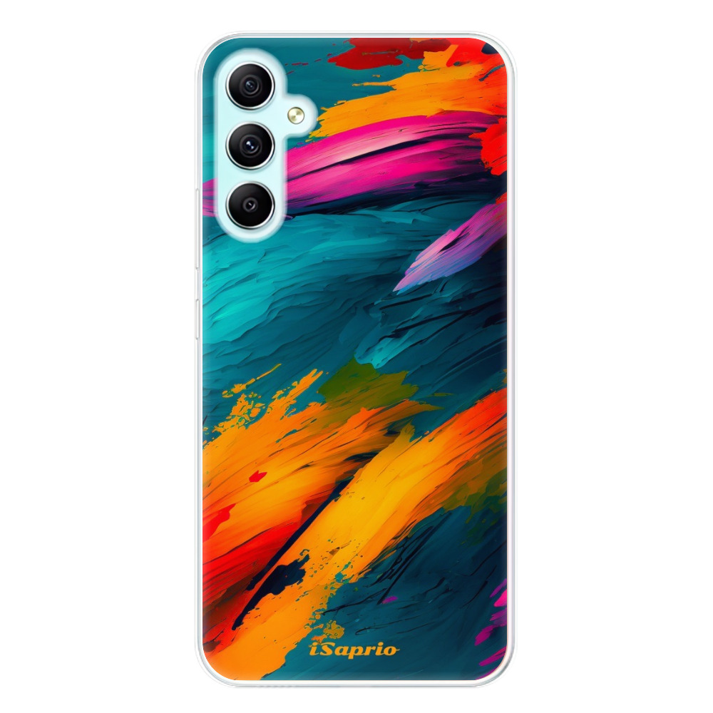 Odolné silikónové puzdro iSaprio - Blue Paint - Samsung Galaxy A34 5G