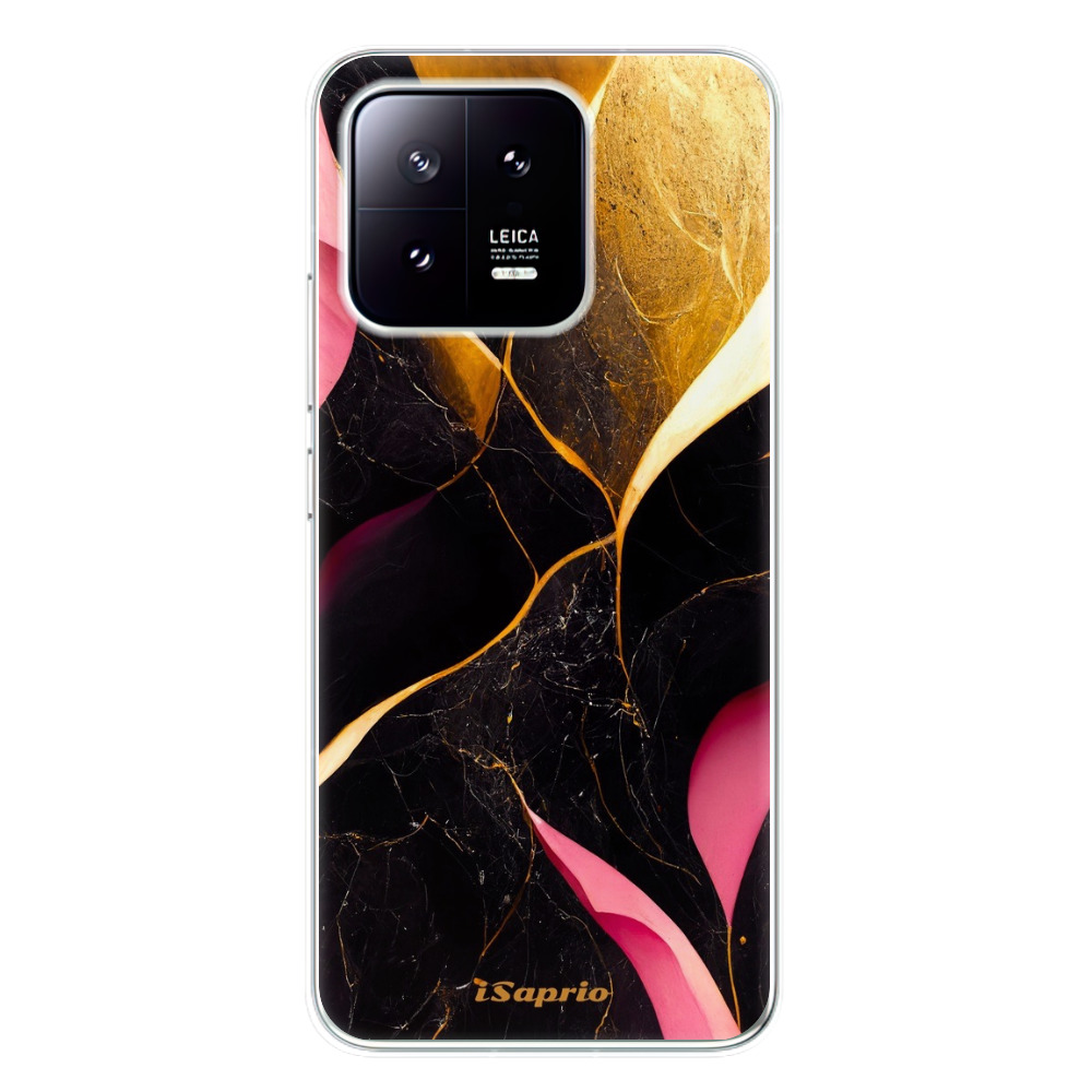 Odolné silikónové puzdro iSaprio - Gold Pink Marble - Xiaomi 13