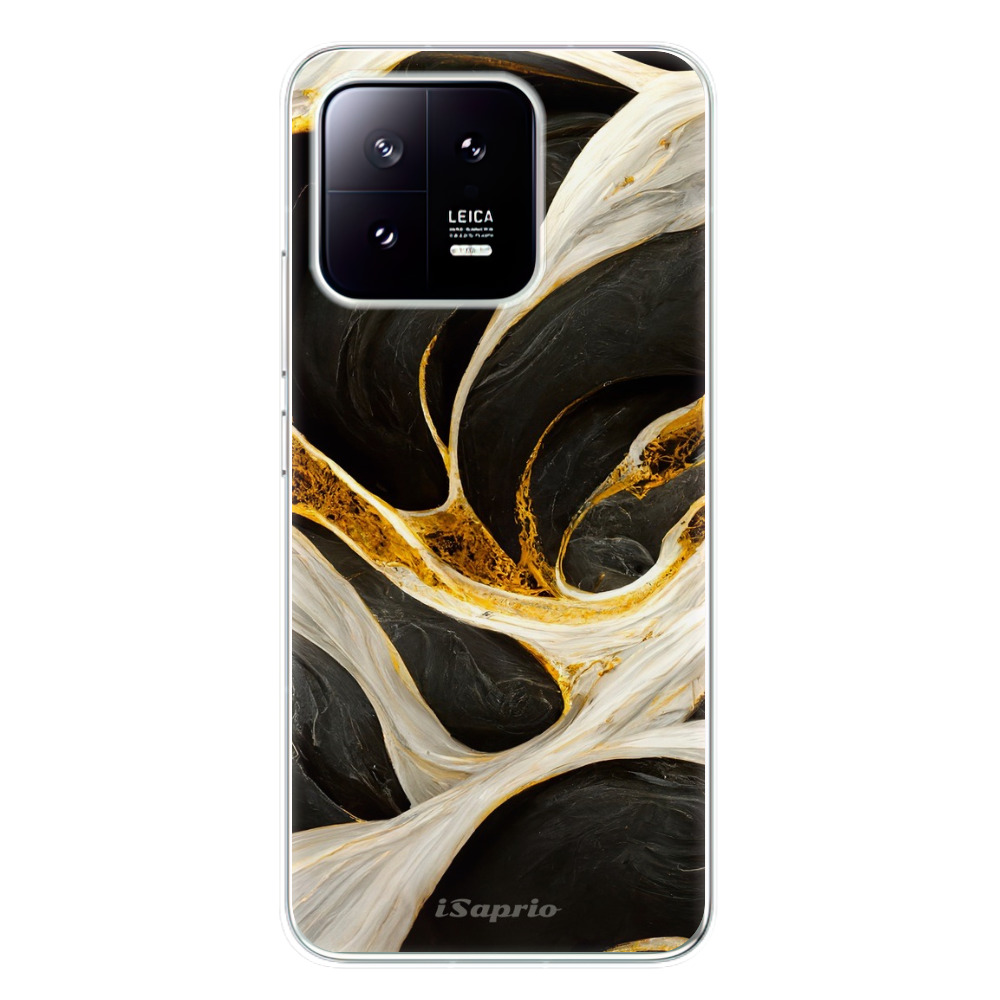 Odolné silikónové puzdro iSaprio - Black and Gold - Xiaomi 13