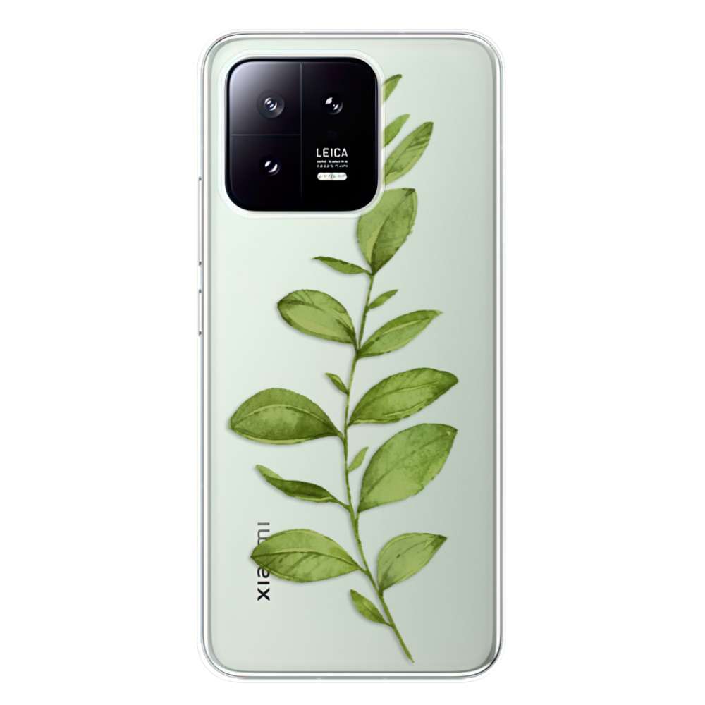 Odolné silikónové puzdro iSaprio - Green Plant 01 - Xiaomi 13