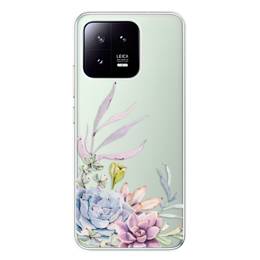Odolné silikónové puzdro iSaprio - Succulent 01 - Xiaomi 13