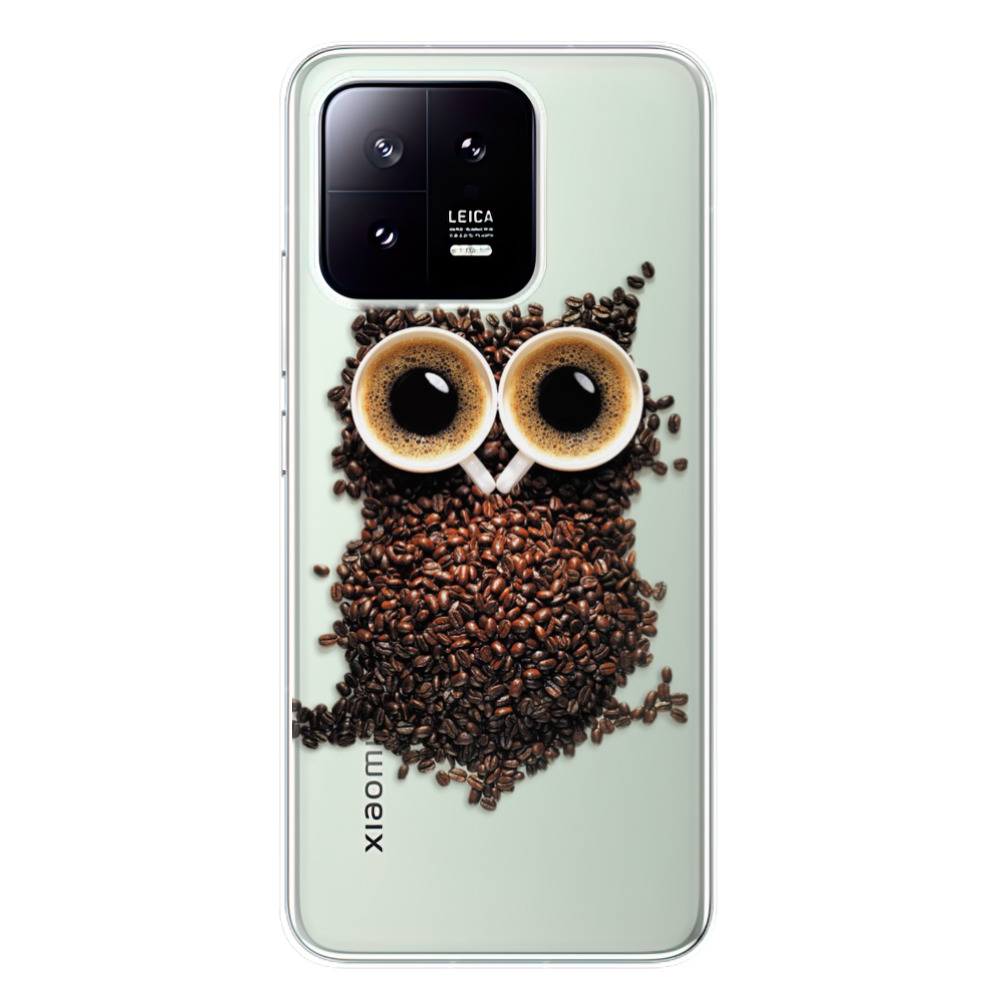 Odolné silikónové puzdro iSaprio - Owl And Coffee - Xiaomi 13