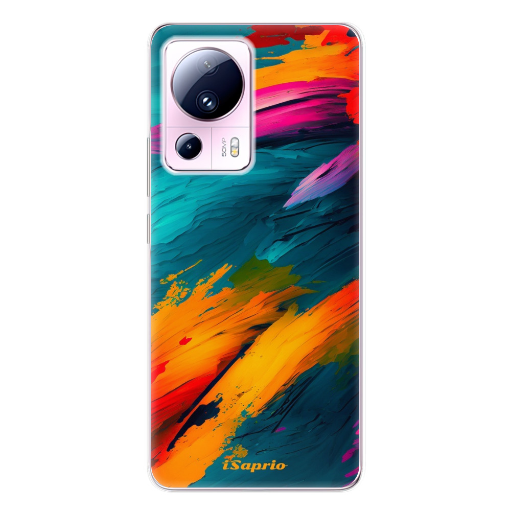 Odolné silikónové puzdro iSaprio - Blue Paint - Xiaomi 13 Lite