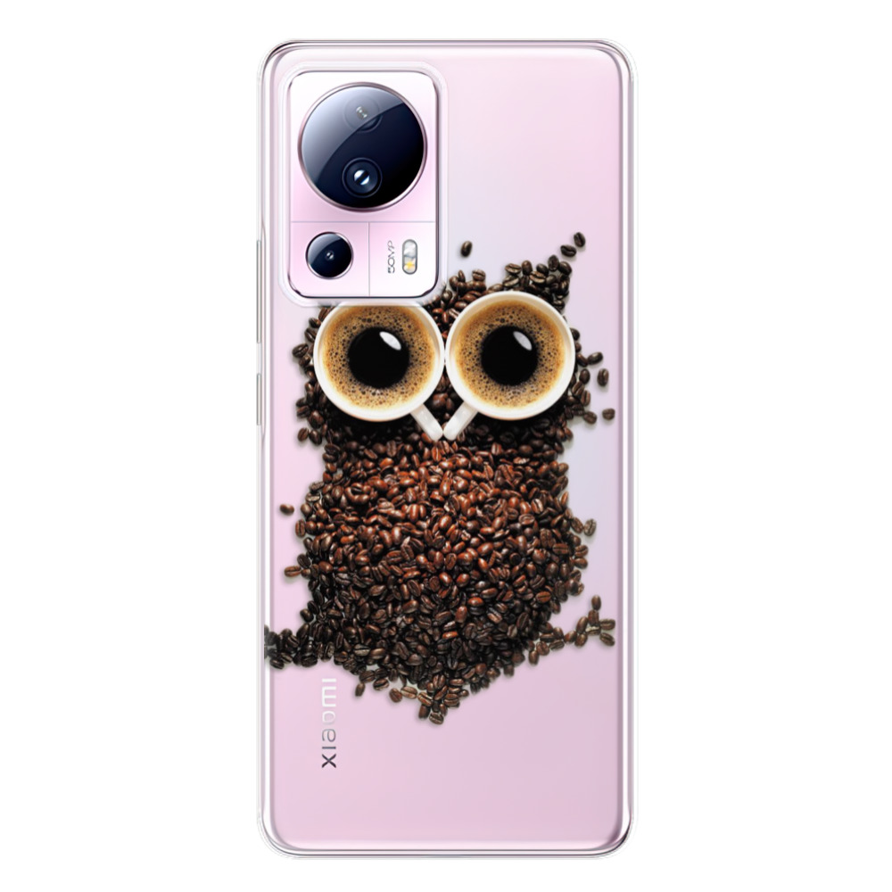 Odolné silikónové puzdro iSaprio - Owl And Coffee - Xiaomi 13 Lite