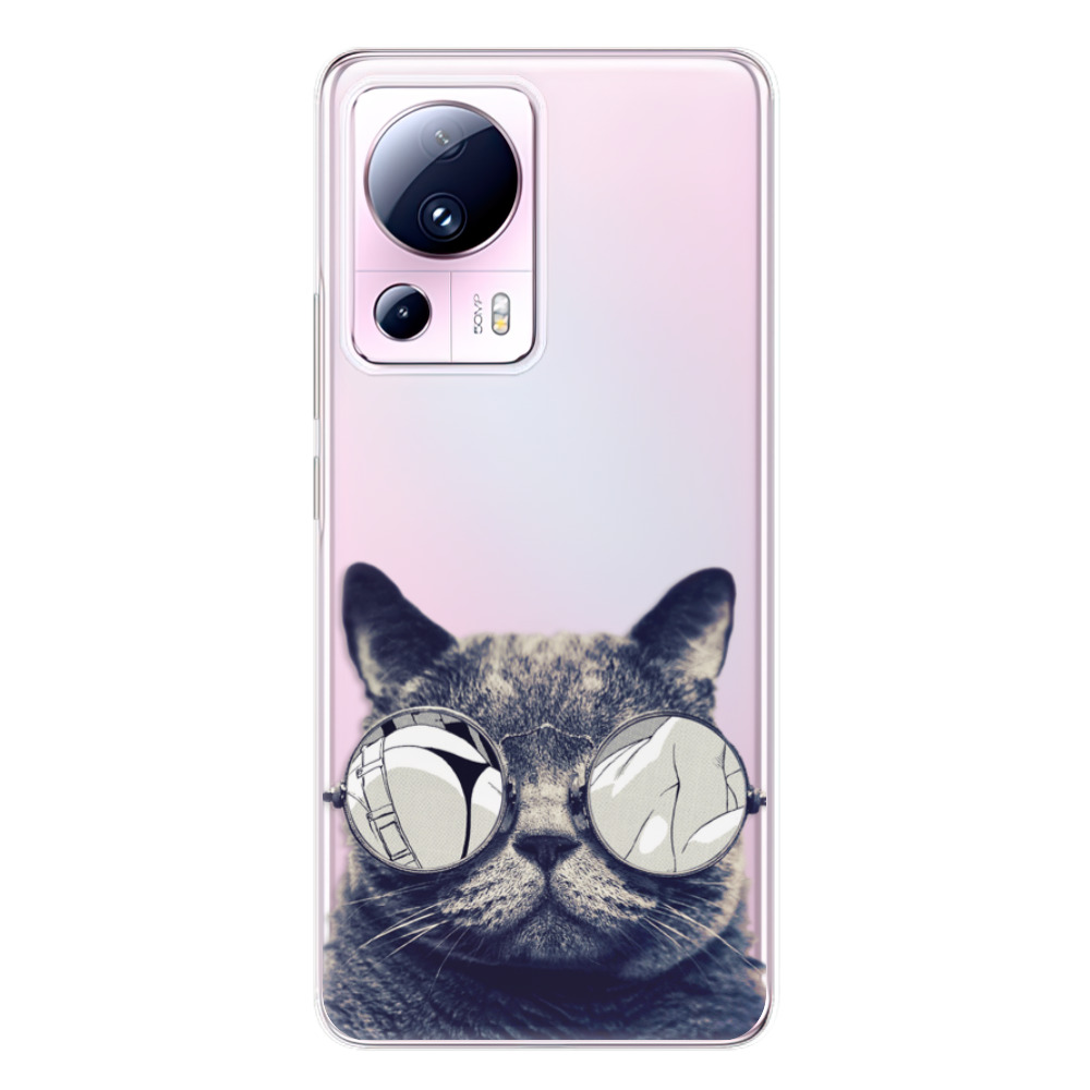 Odolné silikónové puzdro iSaprio - Crazy Cat 01 - Xiaomi 13 Lite
