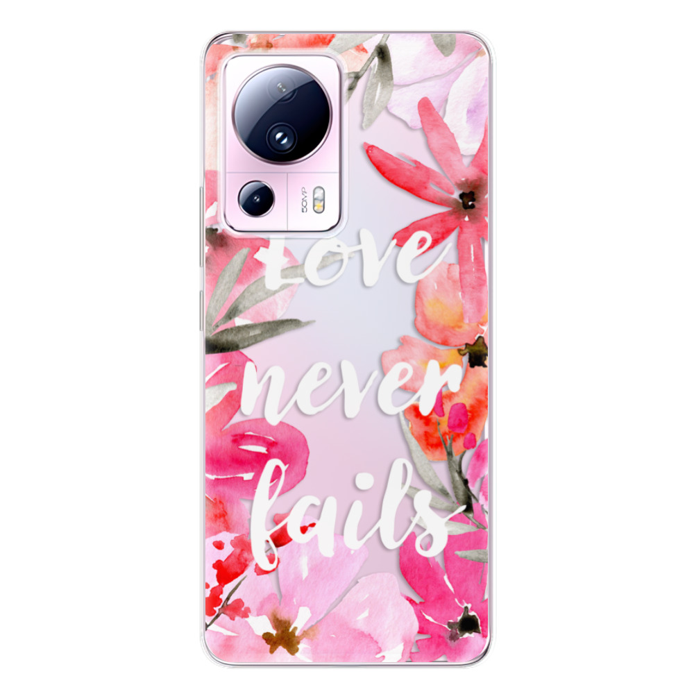 Odolné silikónové puzdro iSaprio - Love Never Fails - Xiaomi 13 Lite