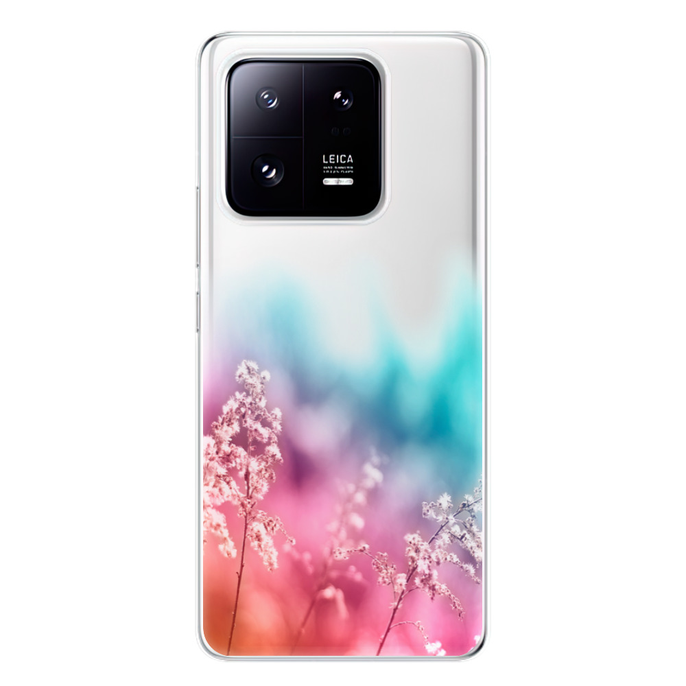Odolné silikónové puzdro iSaprio - Rainbow Grass - Xiaomi 13 Pro