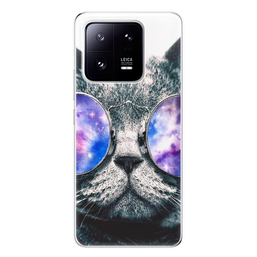 Odolné silikónové puzdro iSaprio - Galaxy Cat - Xiaomi 13 Pro