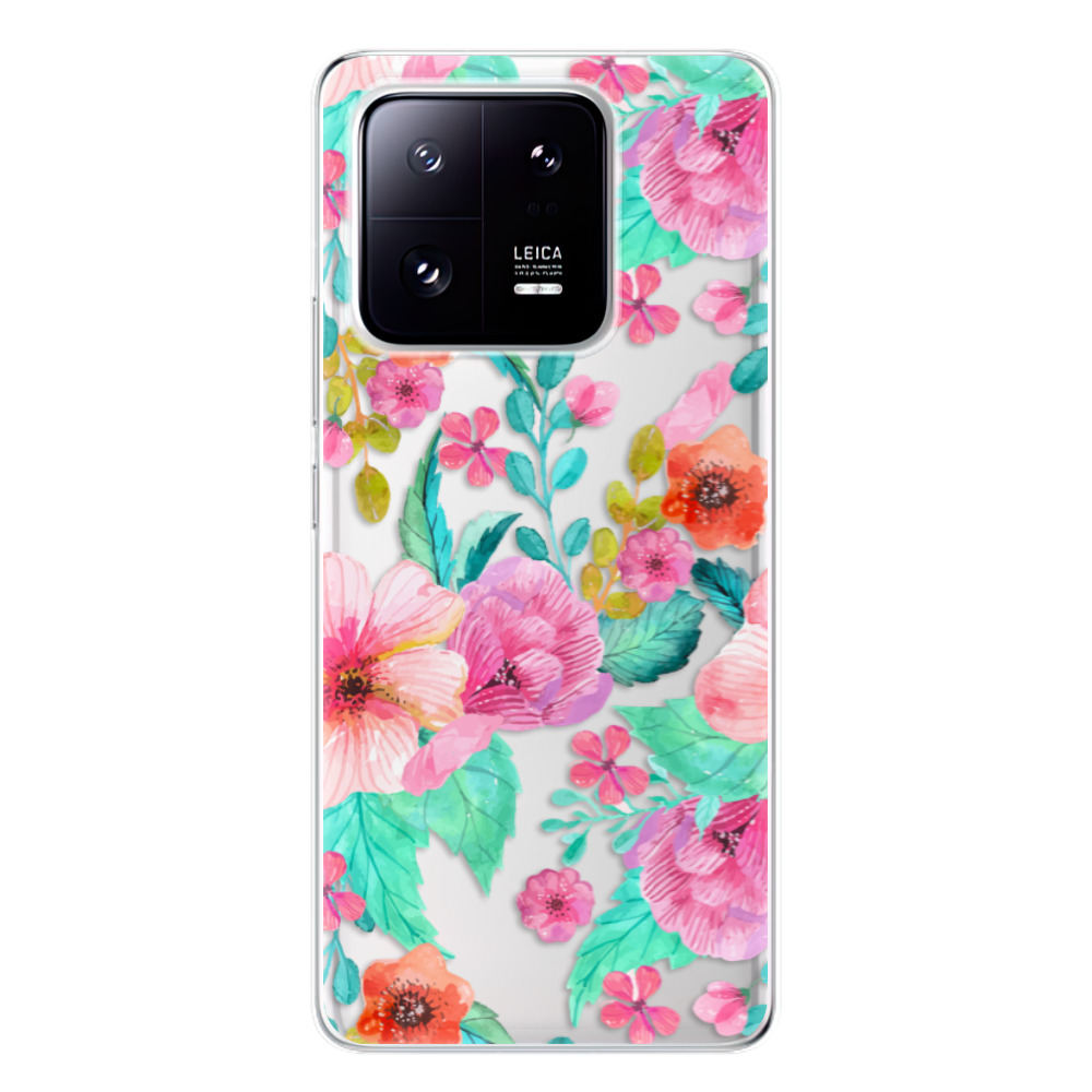 Odolné silikónové puzdro iSaprio - Flower Pattern 01 - Xiaomi 13 Pro