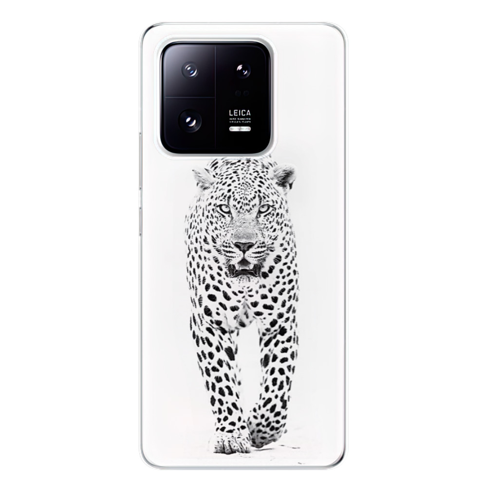 Odolné silikónové puzdro iSaprio - White Jaguar - Xiaomi 13 Pro
