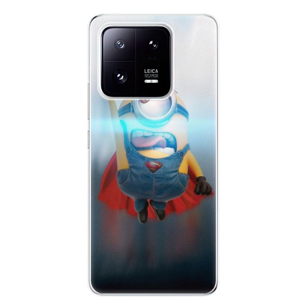 Odolné silikónové puzdro iSaprio - Mimons Superman 02 - Xiaomi 13 Pro