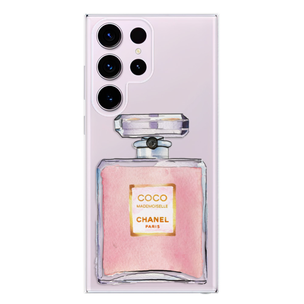 Odolné silikónové puzdro iSaprio - Chanel Rose - Samsung Galaxy S23 Ultra