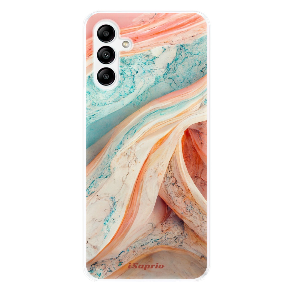 Odolné silikónové puzdro iSaprio - Orange and Blue - Samsung Galaxy A04s