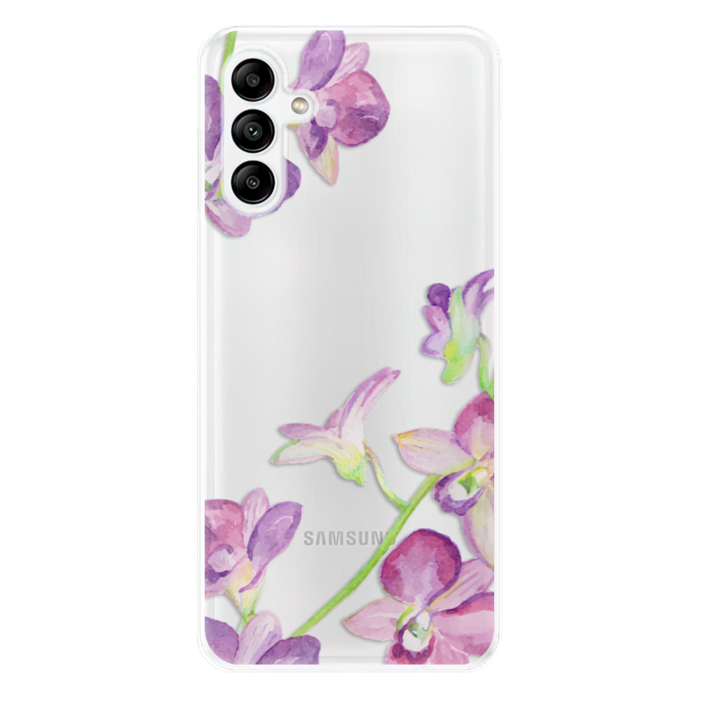 Odolné silikónové puzdro iSaprio - Purple Orchid - Samsung Galaxy A04s