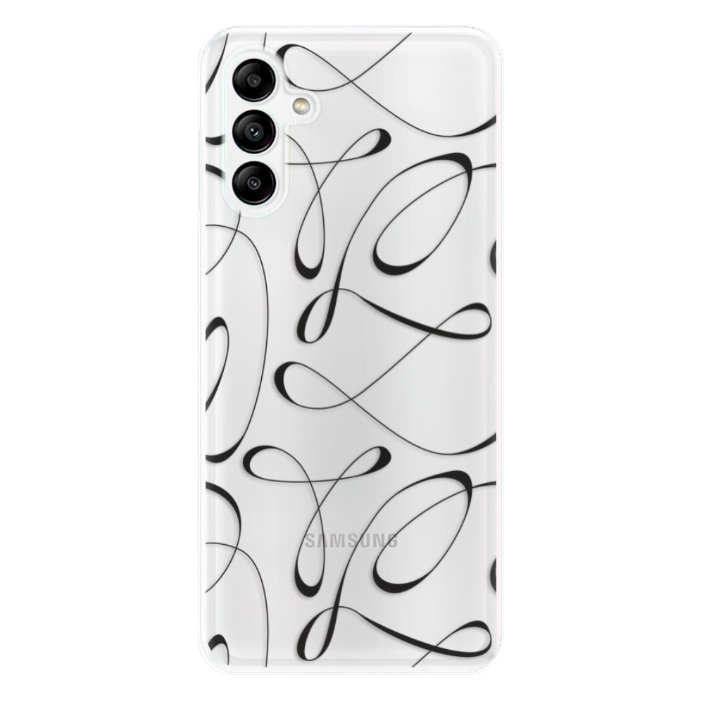 Odolné silikónové puzdro iSaprio - Fancy - black - Samsung Galaxy A04s