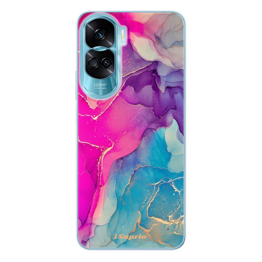 Odolné silikónové puzdro iSaprio - Purple Ink - Honor 90 Lite 5G