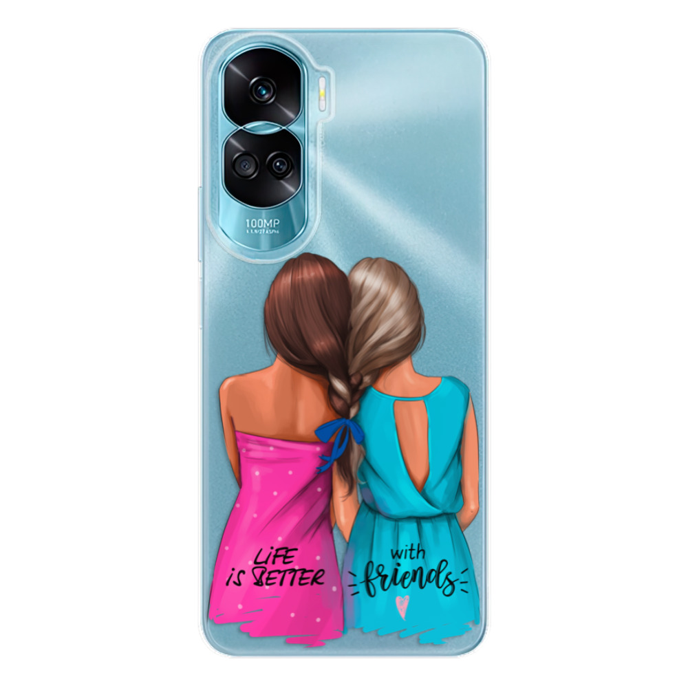 Odolné silikónové puzdro iSaprio - Best Friends - Honor 90 Lite 5G