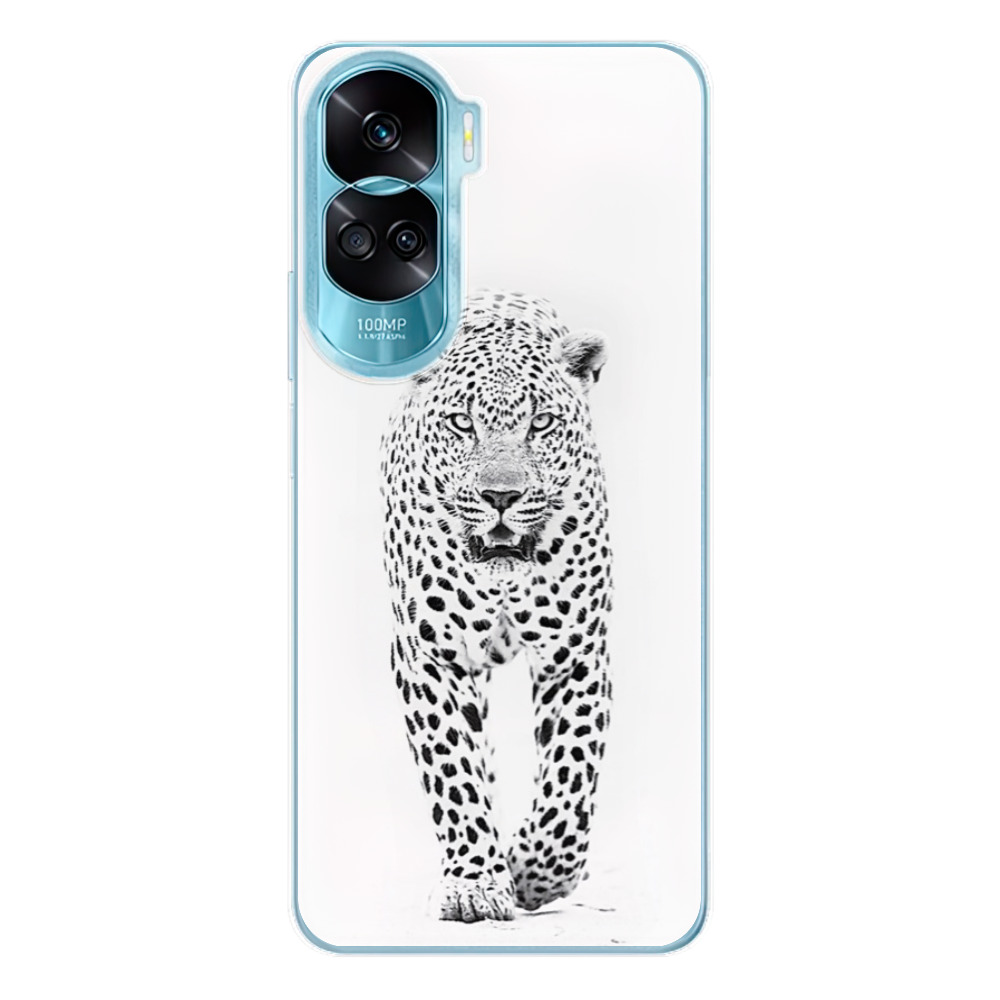 Odolné silikónové puzdro iSaprio - White Jaguar - Honor 90 Lite 5G