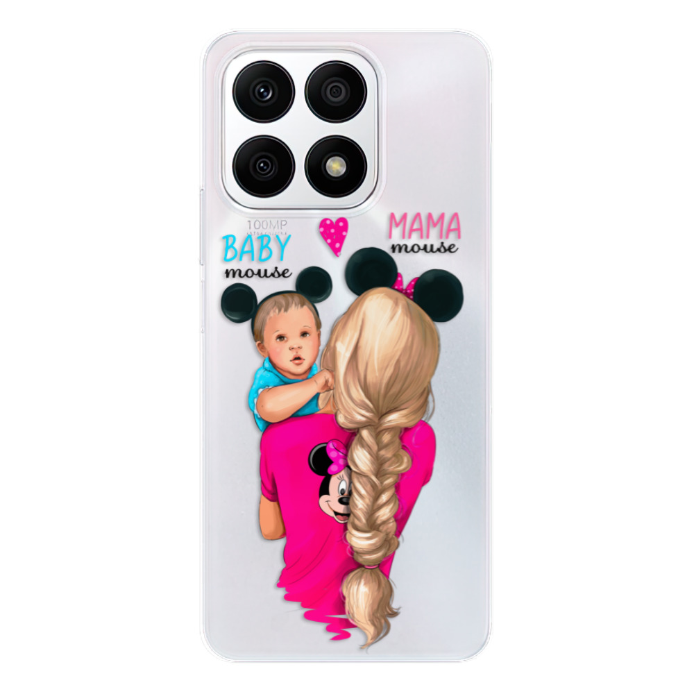 Odolné silikónové puzdro iSaprio - Mama Mouse Blonde and Boy - Honor X8a