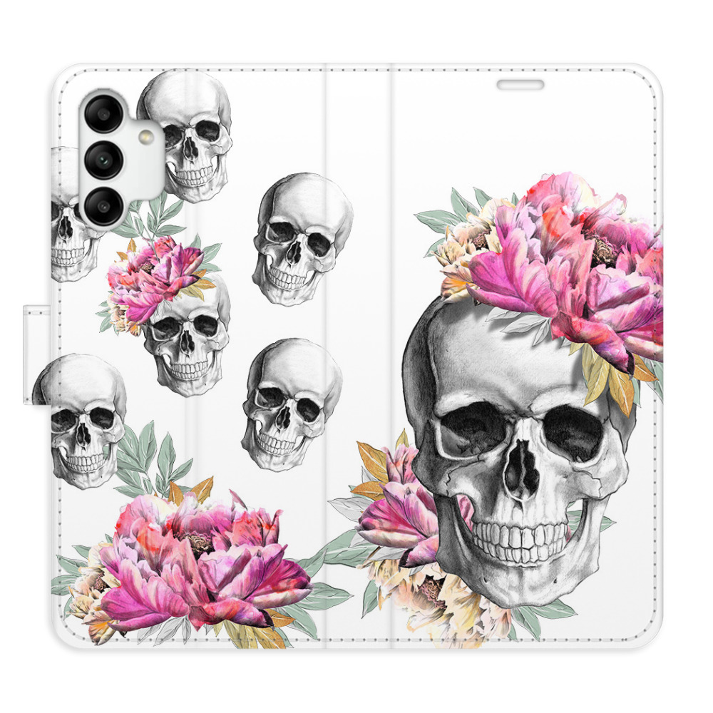 Flipové puzdro iSaprio - Crazy Skull - Samsung Galaxy A04s