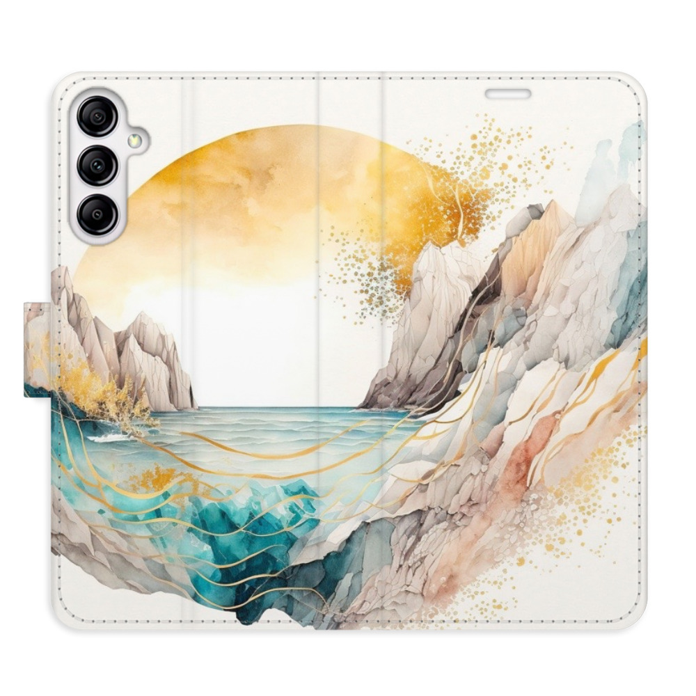 Flipové puzdro iSaprio - Winter in the Mountains - Samsung Galaxy A14 / A14 5G