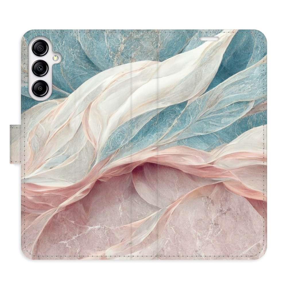 Flipové puzdro iSaprio - Old Leaves 03 - Samsung Galaxy A14 / A14 5G