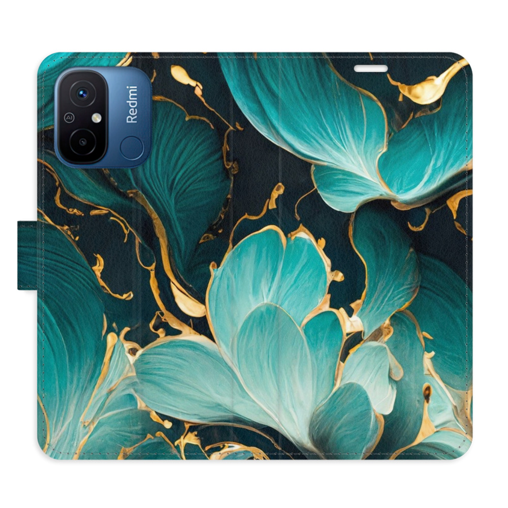 Flipové puzdro iSaprio - Blue Flowers 02 - Xiaomi Redmi 12C